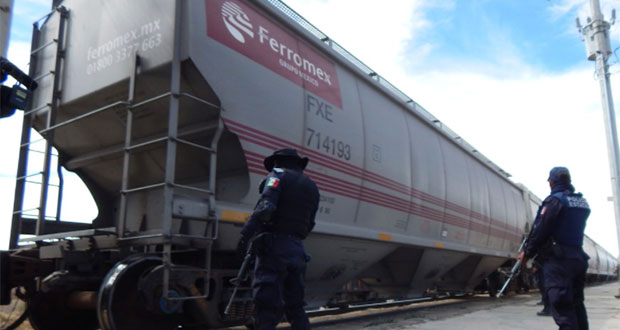 Elementos de SSP interrumpen saqueo de tren en Palmar de Bravo