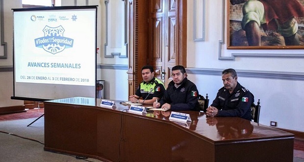 Puebla capital tendrá 75 mdp del Fortaseg para seguridad: Alonso. Foto: Twitter
