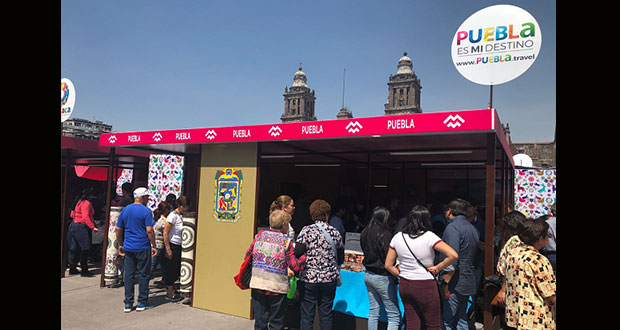 Exponen atractivos turísticos de Puebla en festival de CDMX