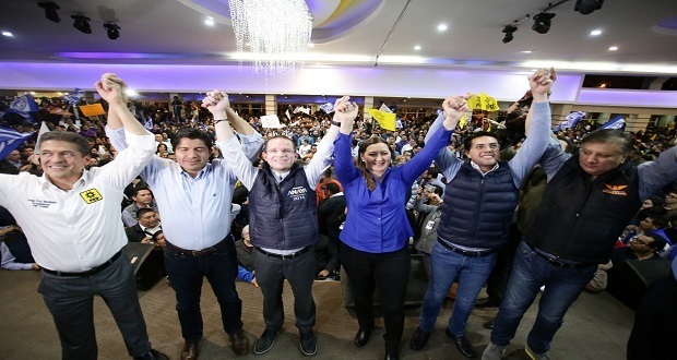 Unidad y madurez en el PAN: Anaya; Alonso y Rivera respaldan discurso. Foto: José Castañares/EsImagen