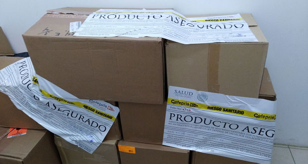 Cofepris asegura mil 139 piezas de “productos milagro” en Puebla