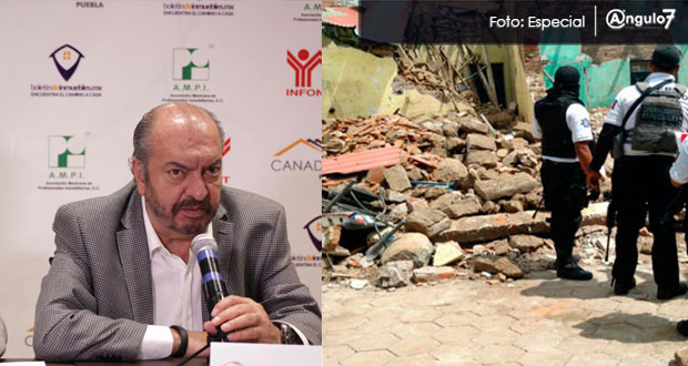 De las mil 800 casas que resultaron afectadas por el sismo de septiembre en Puebla, a mil 200 se les ha entregado el apoyo para las reparaciones. Foto: Especial