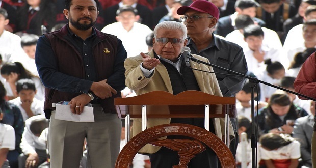 Aquiles Córdova Morán y antorchistas demanda justicia para exedil de Huitzilan. Foto: Especial