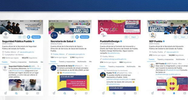 Puebla logra certificar cuentas oficiales de dependencia en Twitter