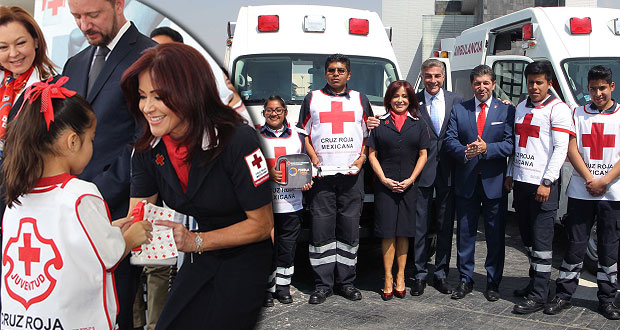 Gali y Dinorah dan inicio a la Colecta Nacional 2018 de la Cruz Roja