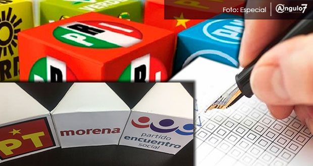 En alianzas electorales, Morena-PT-PES lideran en preferencia
