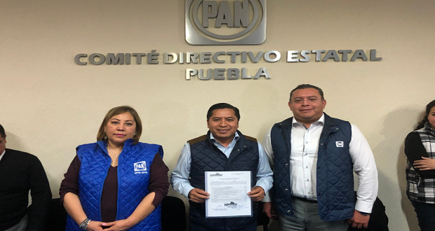 Sarmiento busca ser candidato por segunda ocasión de Cuautlancingo. Foto: Twitter @PANPUEBLA