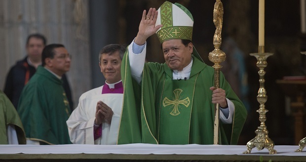 Norberto Rivera da última misa como arzobispo primado de México.