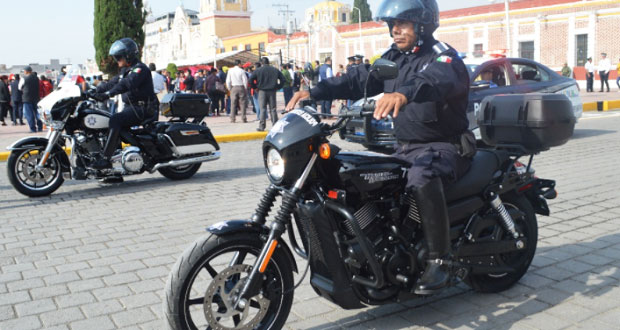 SSP implementa operativos para supervisar motocicletas en Puebla