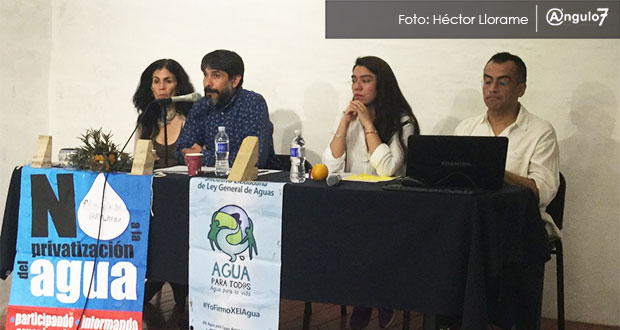 ONGs demandan revocar concesión del agua y exentarla de IVA en Puebla
