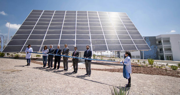 Inauguran seguidor solar en Ecocampus Valsequillo de BUAP