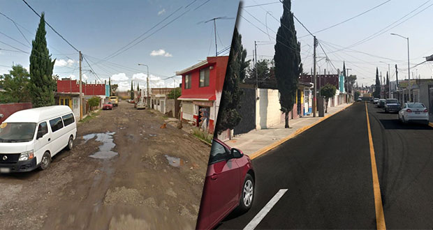 Banck entrega dos nuevas vialidades pavimentadas en Totimehuacan