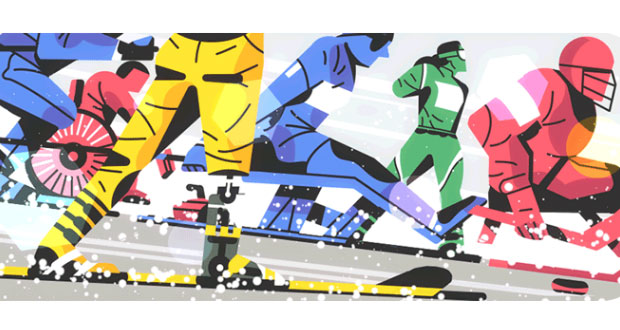 Google celebra con doodle inicio de Juegos Paralímpicos invernales