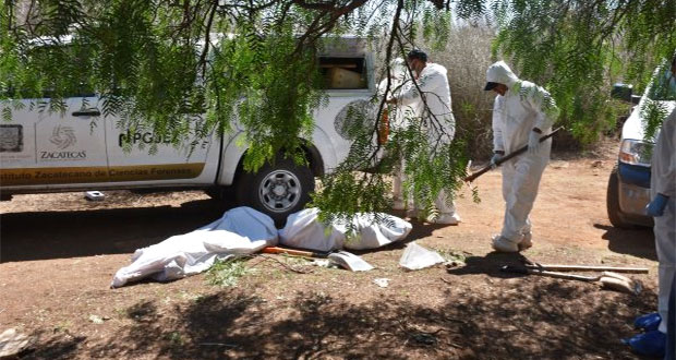 FGE de Zacatecas reporta hallazgo de 8 fosas con 13 cuerpos