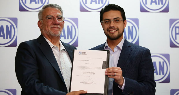 Fraile García recibe nombramiento como vocero del PAN en Puebla