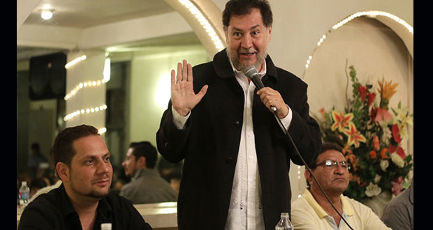 En Puebla, petistas seguirán apoyando a Gerardo Fernández Noroña 