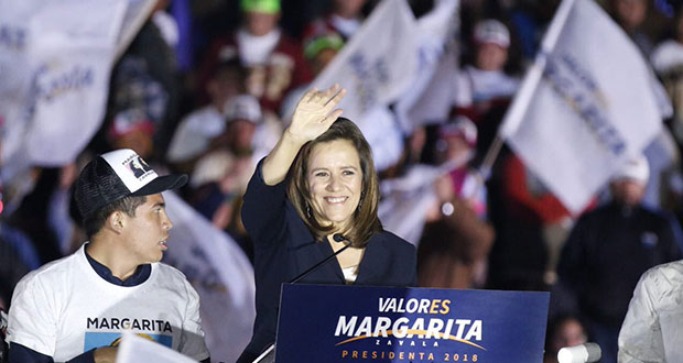 Margarita Zavala inicia campaña denostando a López Obrador
