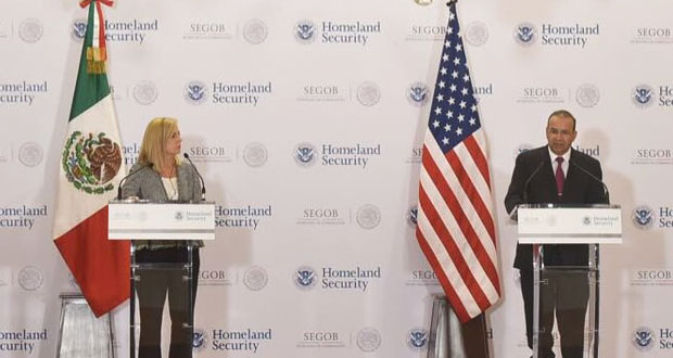 Navarrete y Nielsen acuerdan cooperar contra narcotráfico México-EU