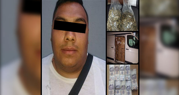 Los efectivos lograron la aprehensión de los dos hombres, a quienes se les aseguró un camioneta Ford Transit blanca. Foto:Especial