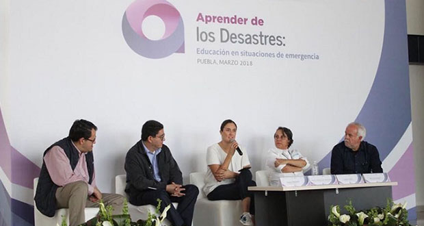 En seminario sobre desastres, se busca garantizar educación