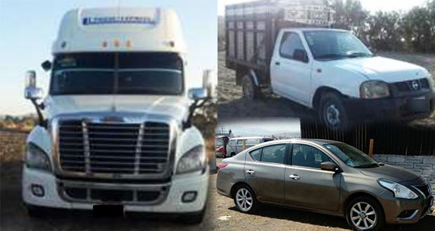 SSP recupera 7 vehículos; 4 robados y 3 transportaban gasolina