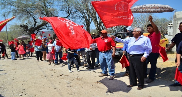 Realiza Antorcha inauguración de obras en Tehuitzingo