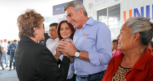 Gali y Dinorah entrega 149 comedores comunitarios reequipados