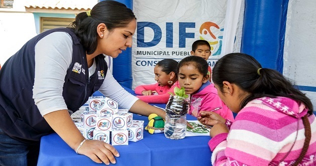 Ayuntamiento de Puebla lleva servicios gratuitos a San Antonio Abad. Foto: especial.