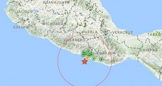 Registran sismos de 5.0 y 5.3 en Oaxaca