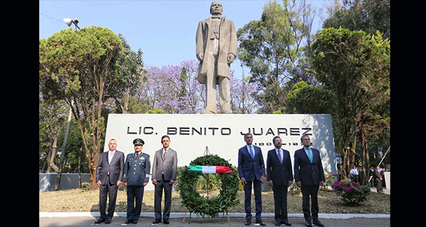 Gali conmemora el 212 aniversario del natalicio de Benito Juárez