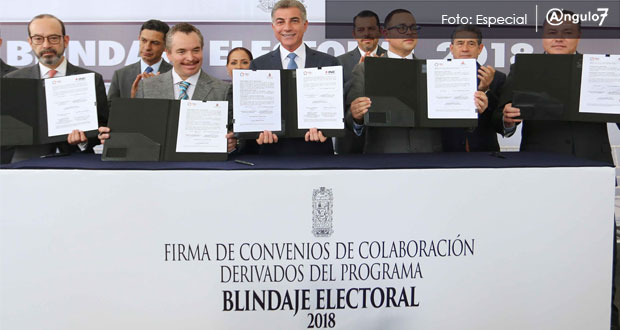Cero tolerancia a delitos electorales en Puebla, advierte Gali. Foto:Especial