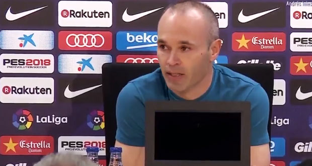 Después de 22 años, Iniesta juega su última temporada con el Barça