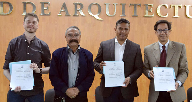 Arquitectura de BUAP firma con universidad colombiana para proyectos