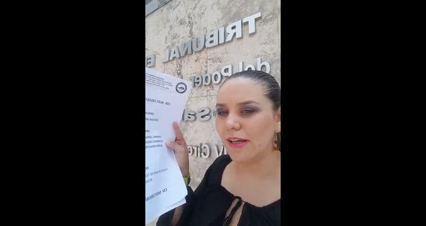 Secretaria de CDM del PRI en SPC denuncia a Estefan por falsificar su firma