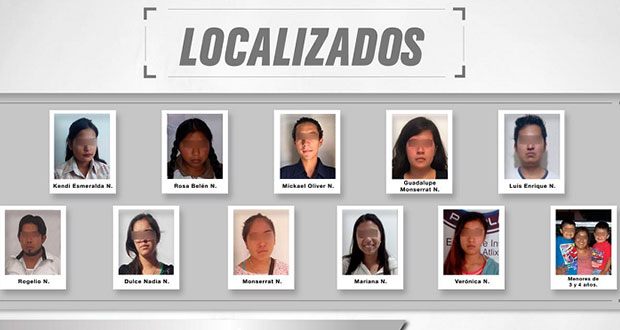 FGE ubica ilesas a 12 personas reportadas como desaparecidas