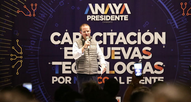 Puebla tendrá un cambio en materia de seguridad: Anaya