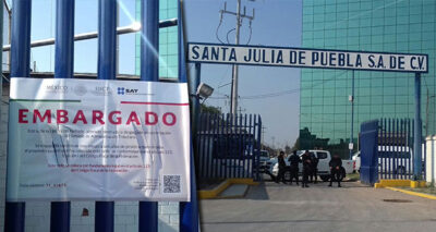 SAT pone sellos de embargo en empresa de candidato a diputación local por CPP