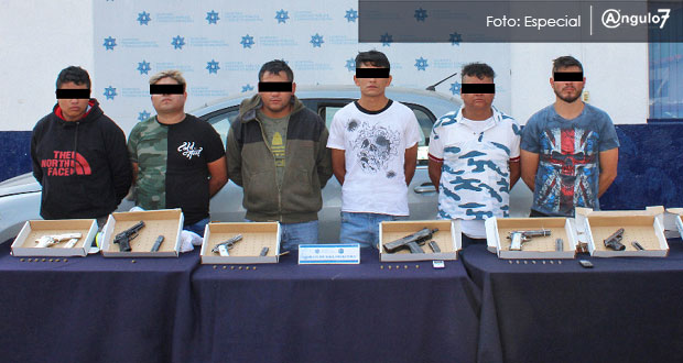 6 detenidos vinculados con venta de narcóticos, tras balacera del centro