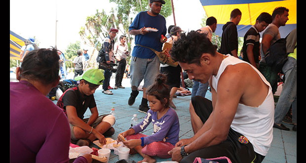 Martha Erika pide apoyo para caravana de migrantes centroamericanos