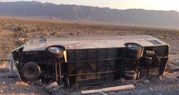 Volcadura de camión en Coahuila deja 7 muertos