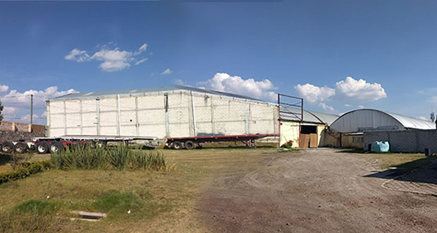 En Puebla capital, encuentran unidad robada de Coppel en bodega