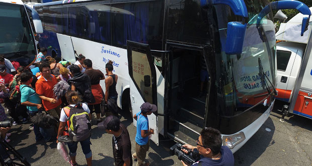 Viacrucis del Migrante 2018 deja Puebla tras 4 noches y va a CDMX