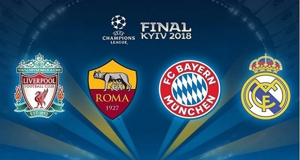 ¡Listas las semis de Champions! Madrid contra Bayer y Liverpool-Roma