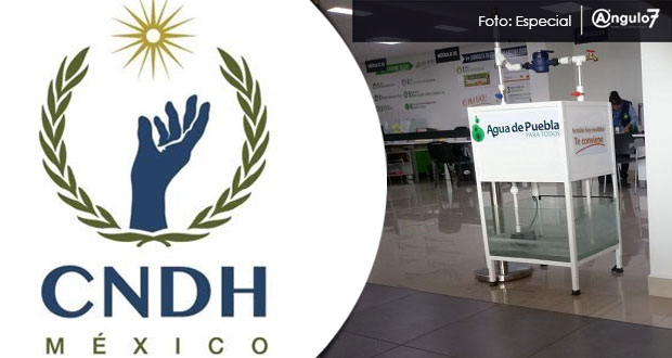 Agua de Puebla revira a CNDH, asegura no violar derechos humanos. Foto: Especial