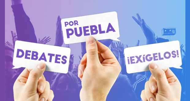 En Change.org, piden 3 debates de candidatos a gobierno de Puebla