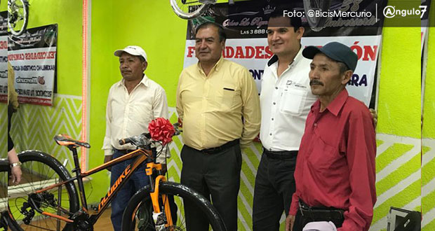 Maximiliano Contreras Alcántara, poblano que logró segundo lugar en Sky Challenge Bike, fue conmemorado por la marca mexicana Mercurio. Foto: @BicisMercurio