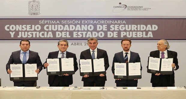 Gali y CCSJ validan estrategias de seguridad implementadas en Puebla