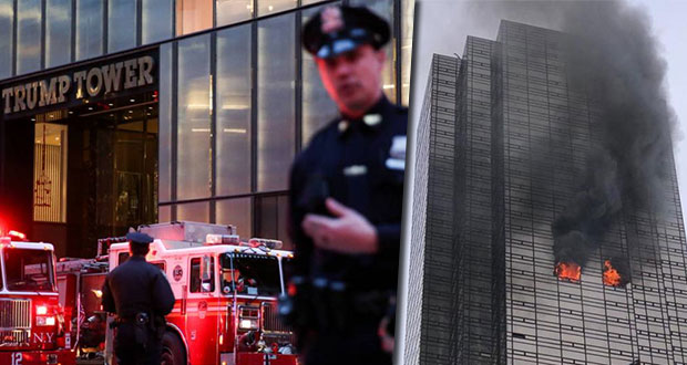 Fallece hombre de 67 años por incendio de Torre Trump en NY