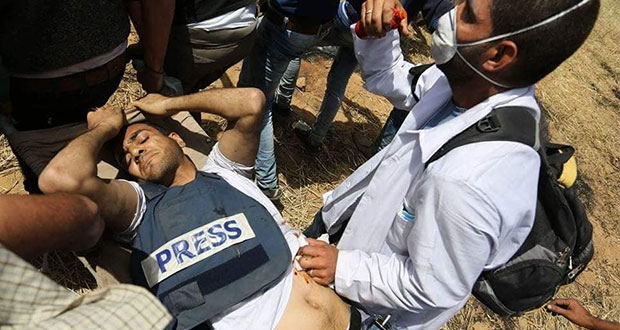 Murtaja, el periodista asesinado cuando cubría una protesta en Gaza