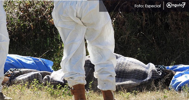 Dejan cuerpo en Minerales del Sur; van 16 cadáveres en 5 días en Puebla. Foto: Especial